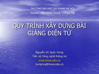quy tr nh x y d ng b i gi ng i n t