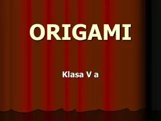 origami