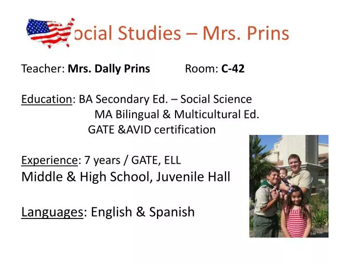 social studies mrs prins