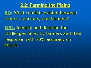 2 2 farming the plains