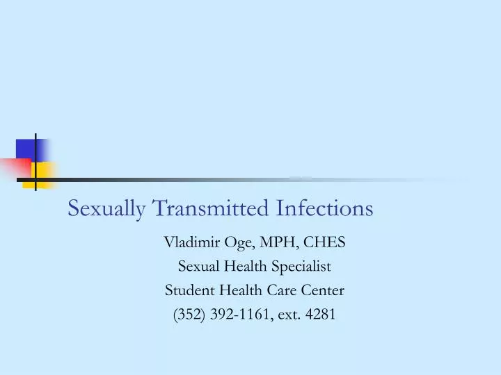 sexually transmitted infections