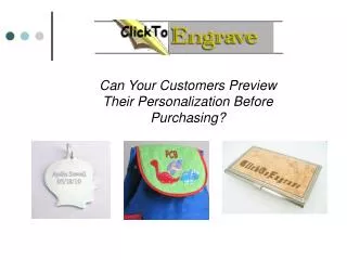 Can Your Customers Preview Their Personalization Before Purchasing?