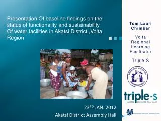 Tom Laari Chimbar Volta Regional Learning Facilitator Triple-S