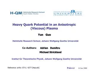 Heavy Quark Potential in an Anisotropic (Viscous) Plasma