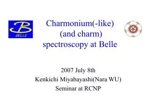 Charmonium(-like) (and charm) spectroscopy at Belle