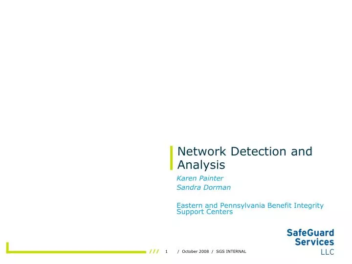 network detection and analysis