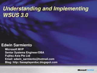 Understanding and Implementing WSUS 3.0