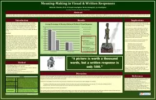 Meaning-Making in Visual &amp; Written Responses