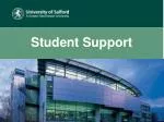 Student Support - slide 1