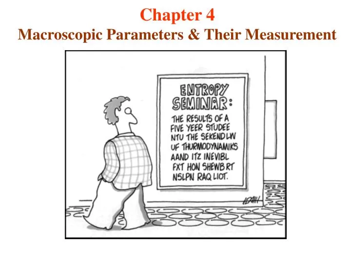 chapter 4 macroscopic parameters their measurement