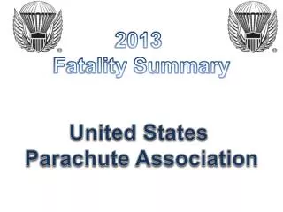 2013 Fatality Summary