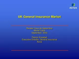 UK General Insurance Market