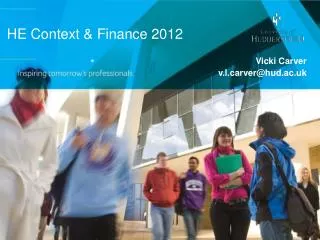 HE Context &amp; Finance 2012