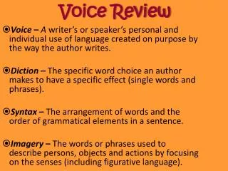 Voice Review
