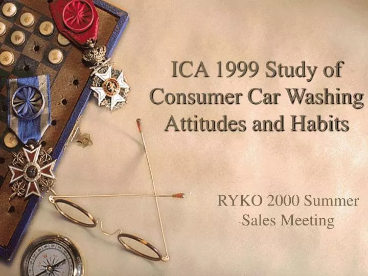 ica 1999 study of consumer car washing attitudes and habits