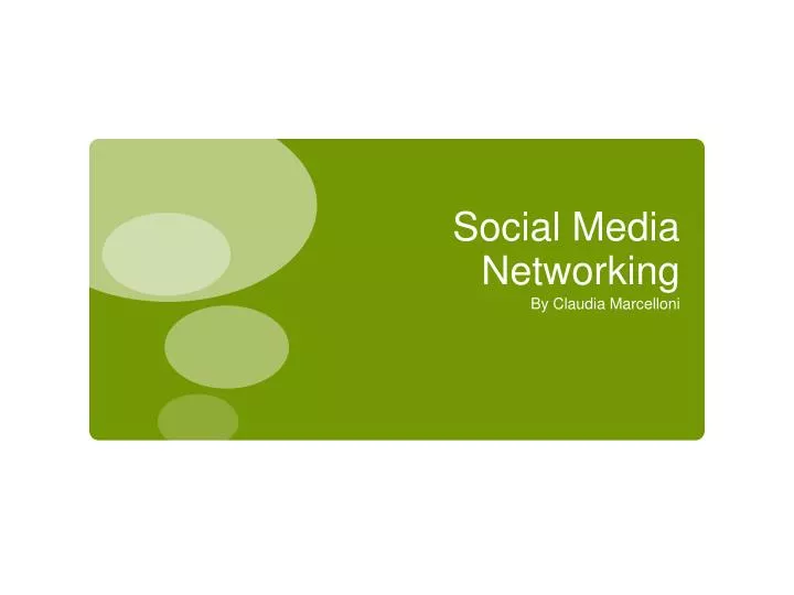 social media networking