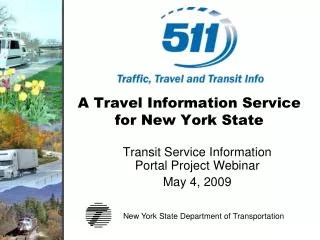 A Travel Information Service for New York State