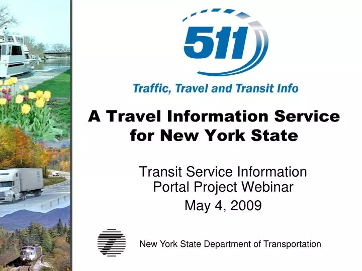 transit service information portal project webinar may 4 2009