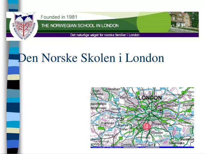 den norske skolen i london