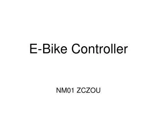 e bike controller