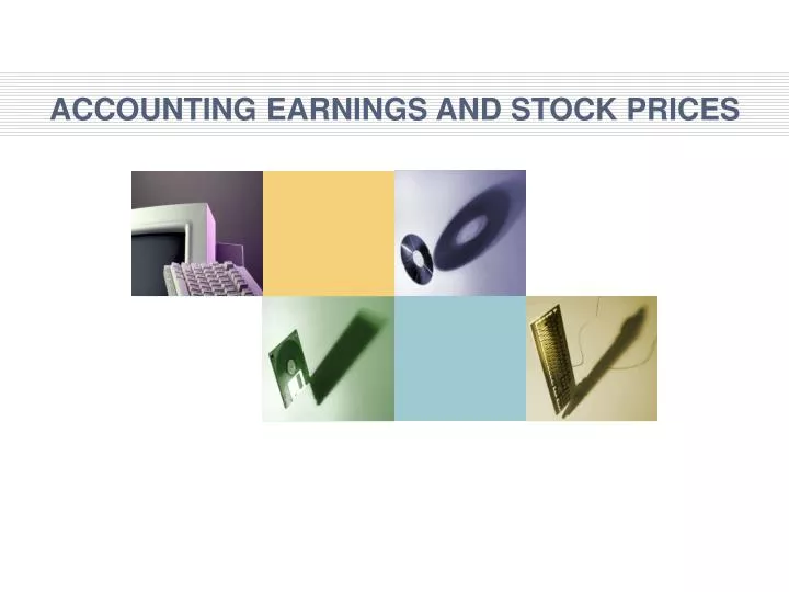 accounting earnings and stock prices