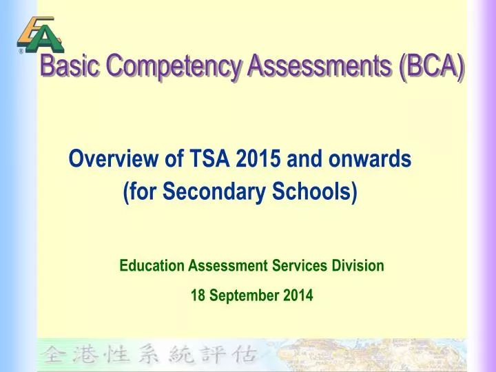 overview of tsa 2015 and onwards for secondary schools