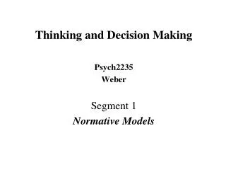 Decision Making as Constrained Optimization