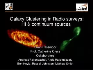 The clustering of galaxies detected by neutral hydrogen emission