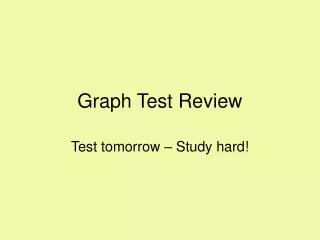 Graph Test Review