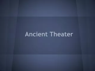 Ancient Theater