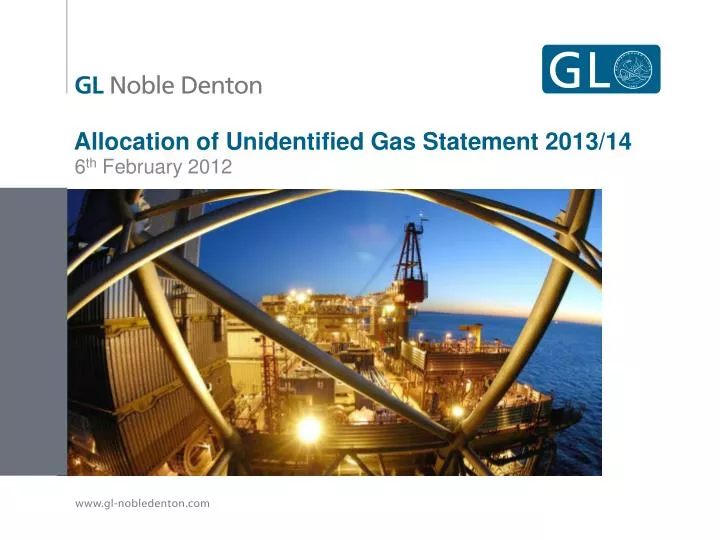 allocation of unidentified gas statement 2013 14