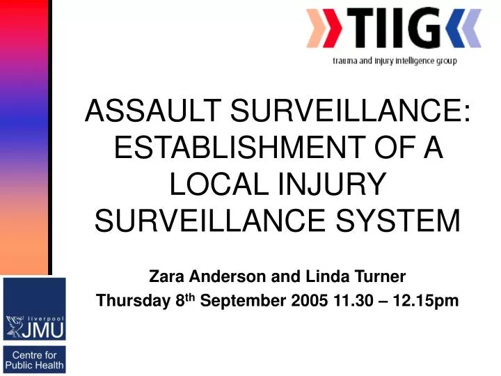 assault surveillance establishment of a local injury surveillance system