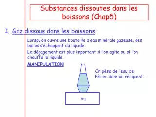 substances dissoutes dans les boissons chap5