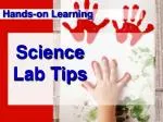 Science Lab Tips - slide 1