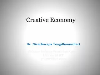Creative Economy