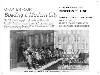 SUMMER ONE 2012 BROOKLYN COLLEGE HISTORY 3480: HISTORY OF NYC SECTION T1E (0852)