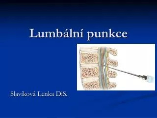 lumb ln punkce