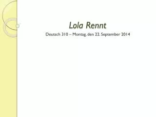 lola rennt