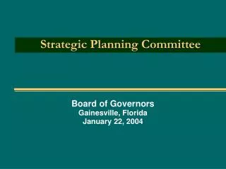 Strategic Planning Committee