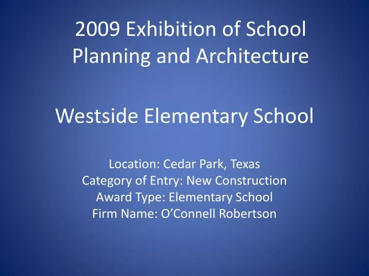 westside elementary school