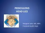 PEDICULOSIS HEAD LICE - slide 1