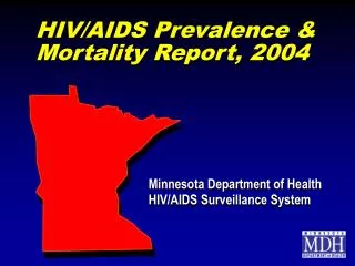 HIV/AIDS Prevalence &amp; Mortality Report, 2004
