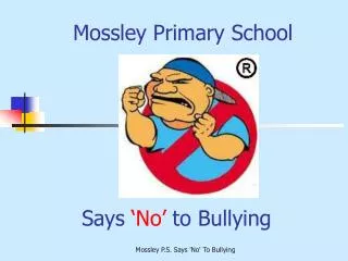 Says ‘No’ to Bullying