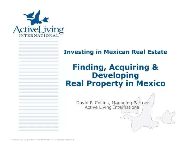 investing in mexican real estate finding acquiring developing real property in mexico