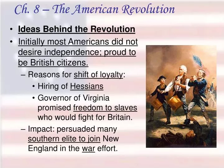ch 8 the american revolution