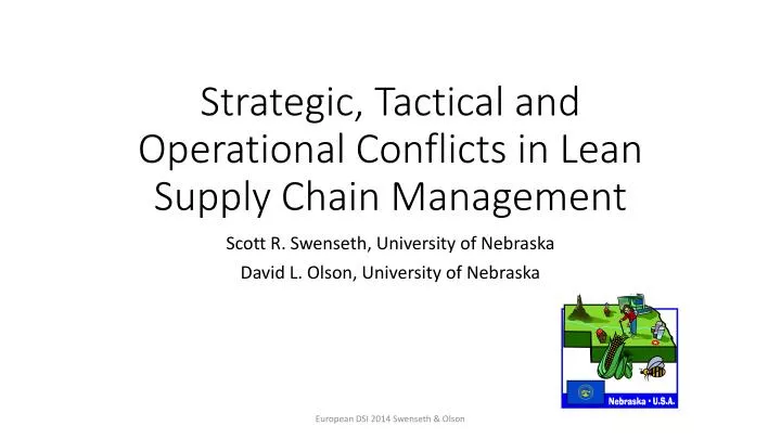 strategic tactical and operational conflicts in lean supply chain management