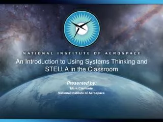 An Introduction to Using Systems Thinking and STELLA in the Classroom