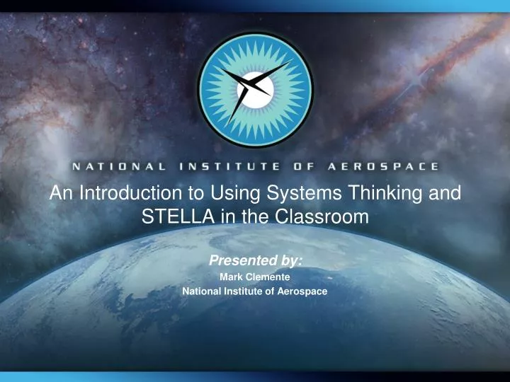 an introduction to using systems thinking and stella in the classroom