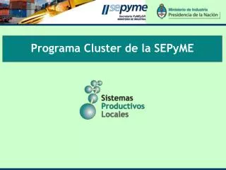 programa cluster de la sepyme