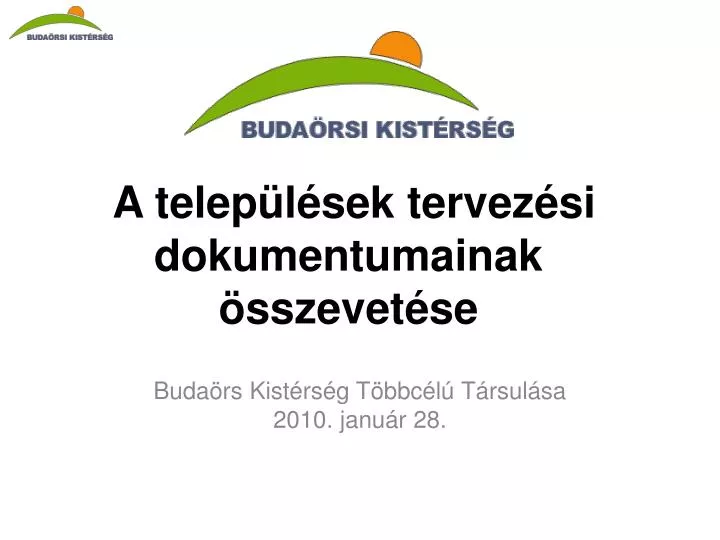 a telep l sek tervez si dokumentumainak sszevet se